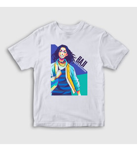 Presmono Unisex Çocuk Beyaz Baji V2 Anime Tokyo Revengers T-Shirt 259679tt