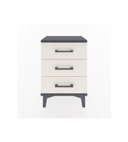 Arges Komodin 3 Çekmeceli 44x30x64 Antrasit-Aytaşı
