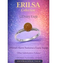 Sertifikalı Zihinsel Sakinleşme Enerji Yüzüğü – Güneş Taşı Ayarlamalı İnce İkizler Terazi Kova Burcu (Çok Renkli)