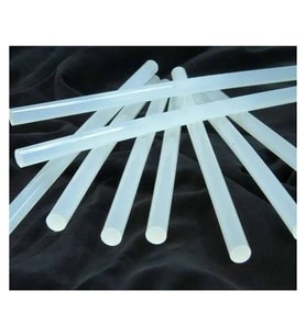 12x300mm Şeffaf Kalın Çubuk Silikon 1kg - Tamirat Ve Sızdırmazlık İçin En Kaliteli Silikon