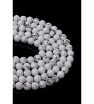 8 MM Havlit Taşı Dizi (Beyaz)