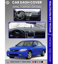 HONDA CIVIC VTEC2 (2003-2005) Torpido Örtüsü Torpido Koruma Tam Uyum Çatlamayı Önler Kolay Montaj