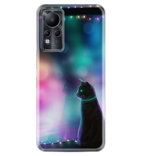 INFINIX Note 11 Pro Note 10 Hot 9 Play Kılıf Desemli Silikon Window Cat 1787