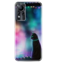 INFINIX Note 11 Pro Note 10 Hot 9 Play Kılıf Desemli Silikon Window Cat 1787