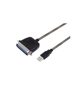S-link Swapp SW-U614 Siyah USB to Parallel (CN36M) Kablo