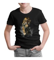 Kaplan 2 Siyah Çocuk Tshirt