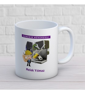 KİŞİYE ÖZEL DONANIM MÜHENDİSİ MESLEK KUPA BARDAK
