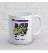 KİŞİYE ÖZEL DONANIM MÜHENDİSİ MESLEK KUPA BARDAK