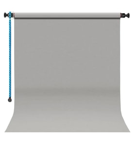 Gdx Sabit (Tavan & Duvar) Kağıt Sonsuz Stüdyo Fon Perde (Grey/Gri) 2.70x11 Metre