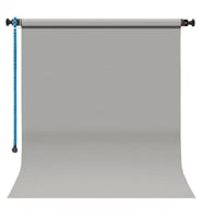Gdx Sabit (Tavan & Duvar) Kağıt Sonsuz Stüdyo Fon Perde (Grey/Gri) 2.70x11 Metre