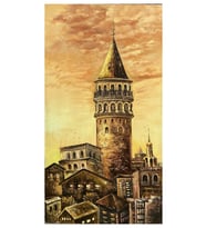 Orijinal Galata Kanvas Tablo120x220