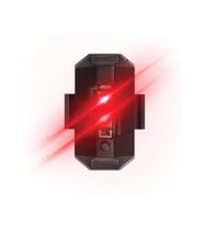 Space24 SPK01 Şarjlı 7 Renkli Led Flaşör Siyah