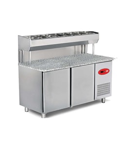 Empero EMP.150.80.01-PSYG Pizza Ve Salata Hazırlık Buzdolaplari (iki Kapılı)