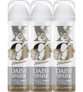 XO Deodorant 150ML Women-Kadın Daisy Spark (3 Lü Set)