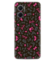 Xiaomi Redmi Note 11E Kılıf Resimli Desenli Baskılı Silikon Barbie and Shoes 1413