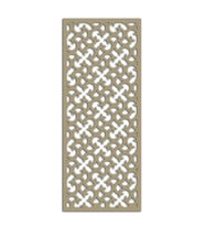 Liar Ahşap Seperatör (Paravan) - KSP54 - (85 x 210 cm) - (18 mm) - (Beyaz) (Renksiz)