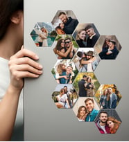 Kişiye Özel Ahşap Fotoğraflı UV Baskılı Magnet