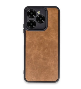General Mobile Era 30 Kılıf Aras Deri Kapak - Taba