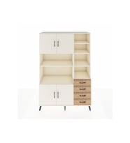 Hyperion Dolap 9 Raflı 4 Çekmeceli 4 Kapaklı 132x44x195 Aytaşı-Aytaşı/Çam