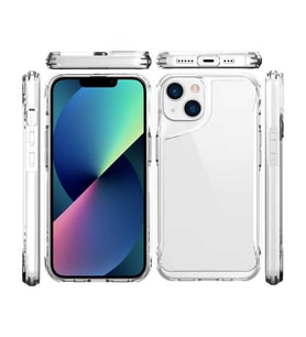 Apple iPhone 14 Plus Kılıf Zore T-Max Köşeleri Korumalı Kılıf (Renksiz)