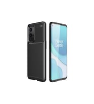 One Plus 9 Pro Kılıf Auto Focus Karbon Kapak - Siyah