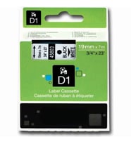 PUUN®Dymo 45803 Beyaz Üzerine Siyah Muadil Etiket (Çok Renkli)
