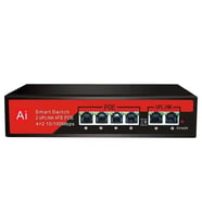 EZCOOL EZ-04PSE 4PORT 4FE+2FE MEGABİT POE SWİTCH 65W