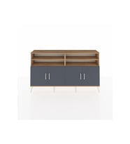Arges Konsol 6 Raflı 4 Kapaklı 176x30x99 Çam-Antrasit