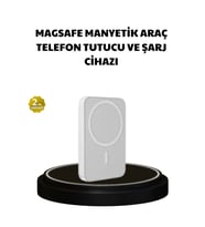 Mey İthalat® Manyetik Kablosuz Powerbank – iPhone 12/13/14/15 Uyumlu, Hızlı Şarjlı, Ultra Hafif