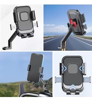Motor,motosiklet,bisiklet ,scooter İçin 360 Derece Dönebilen Dikiz Aynası Versiyonu Telefon Tutucu Aparat