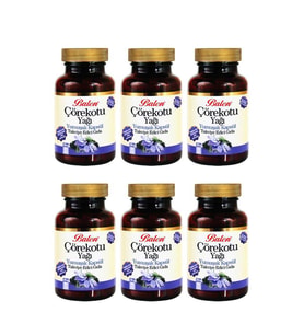 Balen Çörekotu Yağı Yumuşak Kapsül 1380 mg 80 Kapsül 6 Adet