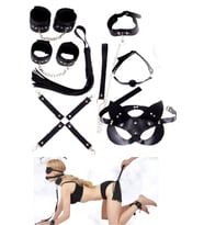 Giyim Siyah Fantezi Set