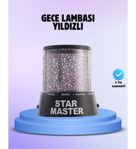 Odayı Yıldızlarla Dolduran Galaxy Efektli Led Projektör Işık - Lisinya