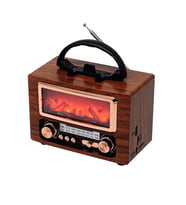 Everton RT-732 Klasik Şömine Görünümlü , Nostalji Bluetooth/USB/Sd/ Radyo Mp3 Player Müzik Kutusu