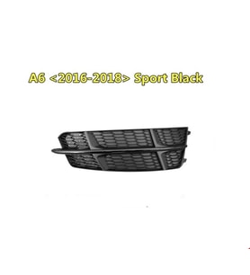 Audi A6 Ön Tampon Izgara Sol (Siyah - S-line) 2015 Sonrası Uyumlu