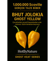 BHUT JOLOKIA GHOST YELLOW PEPPER / 800.000 Scoville - Gerçek Taze Acı Biber