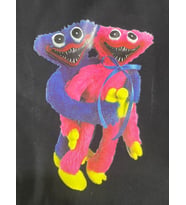 22X12 CM ÜTÜ İLE YAPIŞAN HUGGY WUGGY TRANSFER BASKI TİŞÖRT BASKI