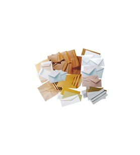 Doğan Kartvizit Renkli Zarf 80 Gram 5 Renk 7 x 9 Cm Kartvizit Zarfı (1000 Li Paket)