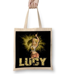 Fairy Tail Lucy Heartfilia Guild Symbol Key Bez Çanta Uzun Saplı
