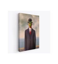 Renee Magritte'in Adamın Oğlu İsimli Eseri Kanvas Tablo-5132