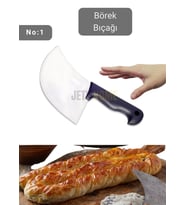 Börek Bıçağı Paslanmaz Çelik Pizza Bıçağı Börek Kesici No: 1 22 cm