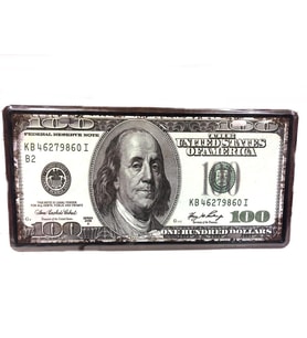 cosy home gift Retro Eskitme dolar usd tablo Metal Kabartılmış Ev Ofis Orginal duvar Dekor Masa Süsü