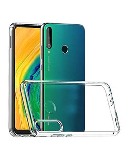 Coverzone Huawei P40 Lite E ?le Uyumlu K?l?f Transparan Z-Coss GlassElegance TPU Tam Koruma Arka Kapak ?effaf Renk