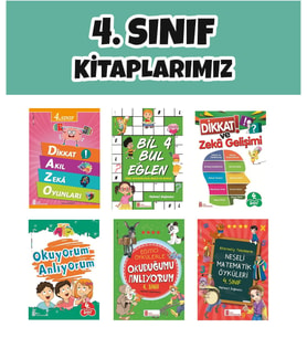 4.Sınıf Eğlendiren Öğreten Sevdiren Yardımcı Mükemmel Eğitim Seti