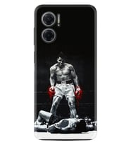 Xiaomi Redmi Note 11E Kılıf Resimli Desenli Baskılı Silikon Muhammed Ali 1369