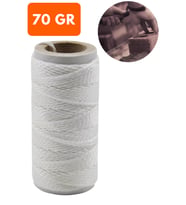 Duvarcı İpi Duvar Şakul Çırpı Örme İpi 70 Gr (Beyaz)