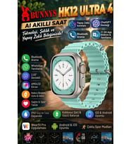 Samsung Galaxy S20 Uyumlu Ultra 4 AI Akıllı Saat IP67 Su Geçirmez what sapp Sesli Mesaj Gönderme AMOLED Bluetooth Aramalı