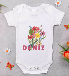 BK Kids İsimli Bebek Body Zıbın - Model 9