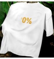 % 90 BASKILI UNISEX BİSİKLET YAKA PAMUKLU OVERSIZE KALIP KISA KOLLU T-SHIRT (Düz Beyaz)
