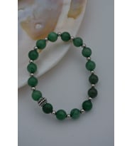 STONEAGE JEWELLERY Aventurin Doğal Taşlı Bileklik (Altın / Dore)